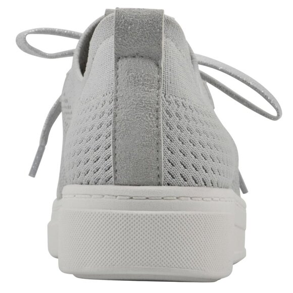 White Mountain Womens Uncut Knit Lace-Up Sneaker W36720 Light Gray 9M - Picture 12 of 14